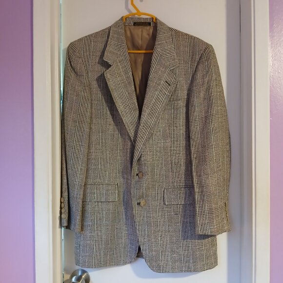 Evan Picone Other - Vintage Evon-Picone Men's Plaid Blazer GUC